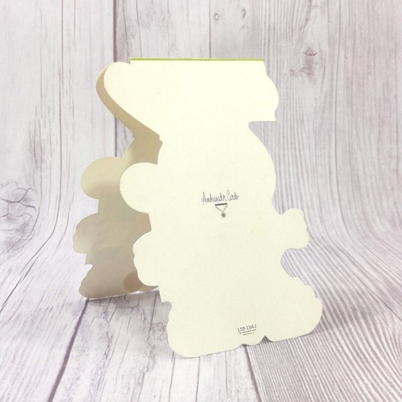 Happy 4th Birthday Girls Boys Greeting Card Bunny Lollipop Wishes Kids Toddler - Picture 8 of 9